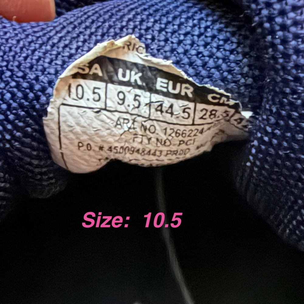 Under Armour Navy Blue Athletic Sneakers - Picture 4 of 7
